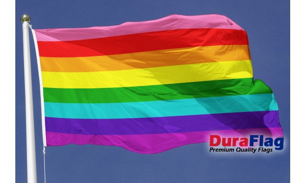 DuraFlag® Original 8 Striped Rainbow Premium Quality Flag